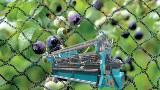 6100*1700*2400 HDPE Plastic Net Machine E6 Gauge 500-550rpm Snelheid