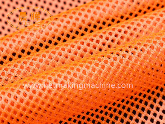 Zeshoekige mesh stof Machine Tutu rok stof afdrukken
