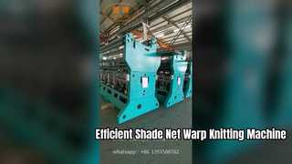 Efficiënte schaduwnetafwijkingsbreimachine Eindproductweergave