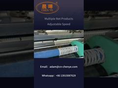 De kettingbreimachine met instelbare snelheid maakt een flexibele productie van diverse netproducten mogelijk