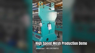 Prestatiedemo van hoge snelheid kettingbreimachine