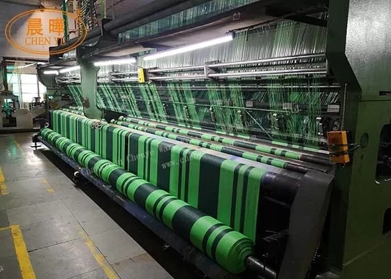 80% Efficiënte E9 Knopenloze Schaduwnet Breimachine voor Professionele Schaduwnet Fabricage