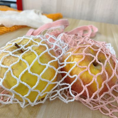 DRCA Raschel warp breimachine voor groentennetzakken