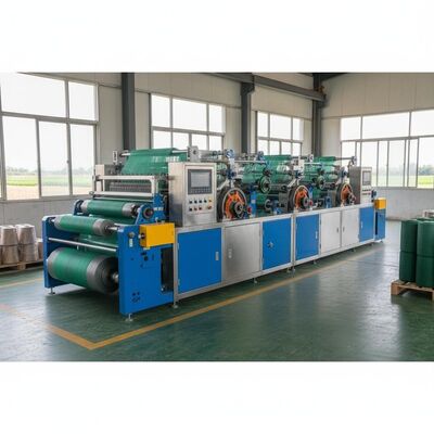 Geautomatiseerde schaduwnetmachine met een snelheid van 200-450 tpm, een werkbreedte van 135 