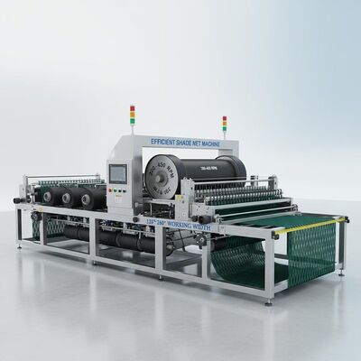 Efficiënte machine voor het maken van schaduwnetten met een snelheid van 200-450 tpm en een werkbreedte van 135 