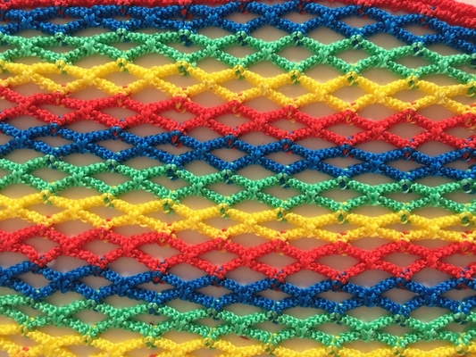 Knotless Rashal Loom Warp Knitting Machine For Safety Climbing Webbing Cargo Net